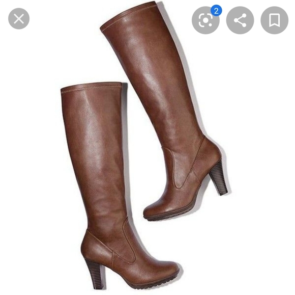 Avon Shoes - Brown Knee High Boots